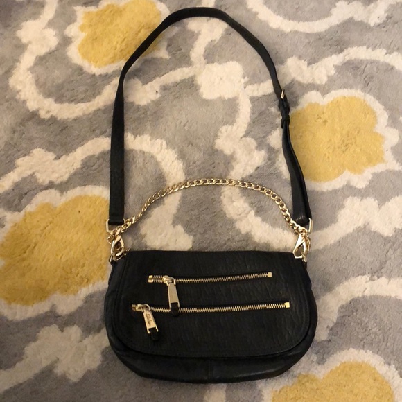 Cole Haan Handbags - Black Cole Haan Leather Convertible Crossbody